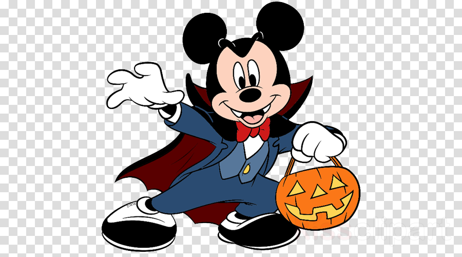 Download Mickey Mouse Halloween Png Clipart Minnie - Mickey Vampire Png