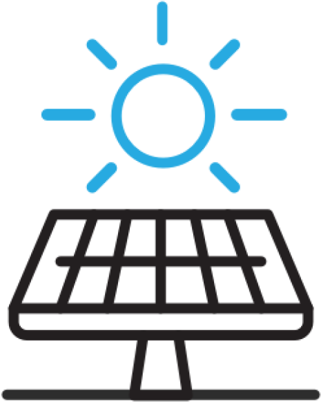 An Illustration Of A Solar Panel - Icon (940x627), Png Download