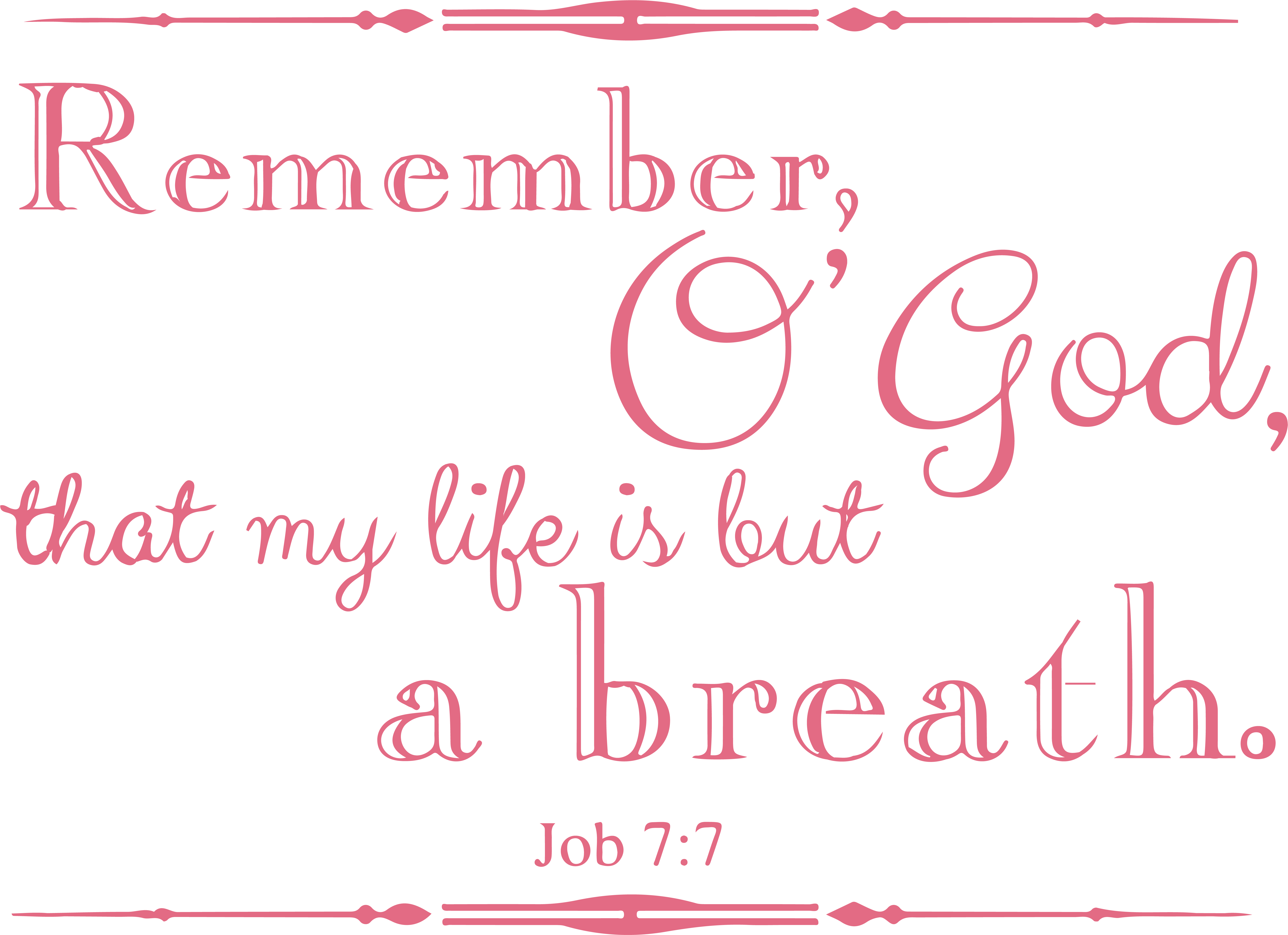 7 Remember, O'god, That My Life Is But Aâ€¦ Vinyl Decal - Swinging Blues Instrumentals Cd (6600x5033), Png Download