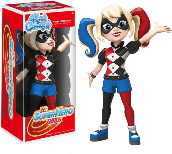 Dc Superhero Girls Harley Quinn Png Free Library - Harley Quinn Dc Superhero Girls Toys (600x600), Png Download