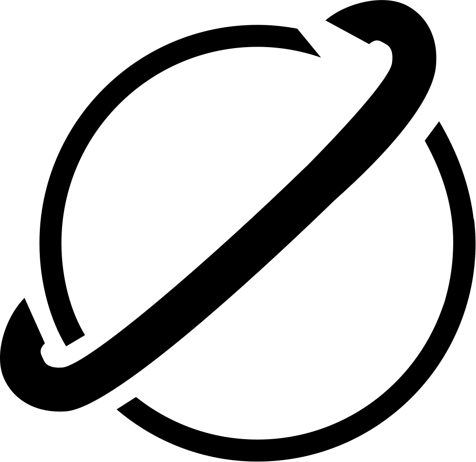 Saturn Planet Symbol Variant Comments - Simbolo Do Planeta Saturno (981x951), Png Download