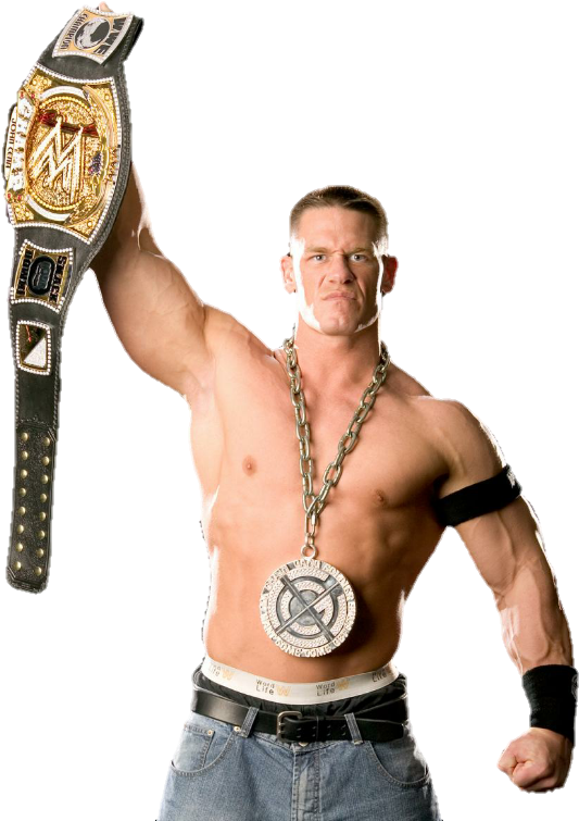 Marine Cena From 2006 Was When He Completely Got Rid - Wwe John Cena Wwe Champion Png (554x775), Png Download
