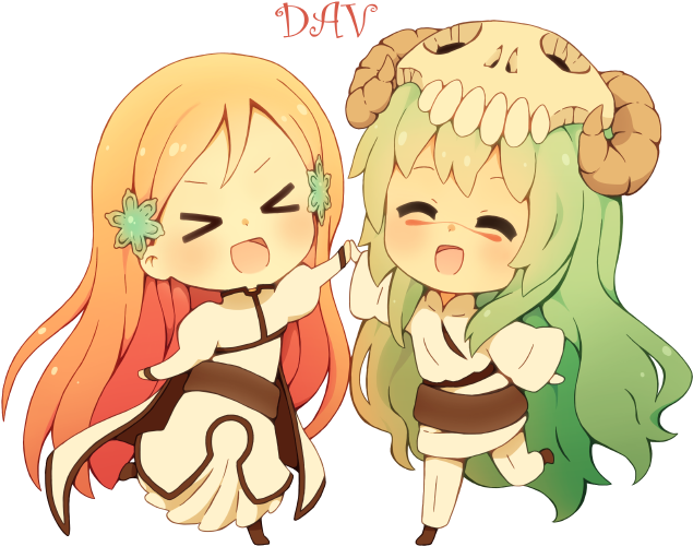 Chibi Images Chibi Orihime And Chibi Neliel Wallpaper - Bleach Chibi Orihime (646x550), Png Download