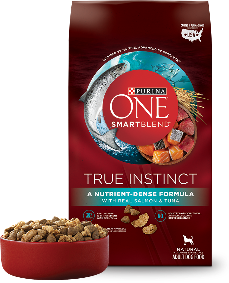 True Instinct Formula With Real Salmon & Tuna Dog Food - Purina Salmon And Tuna Dog Food (800x1000), Png Download