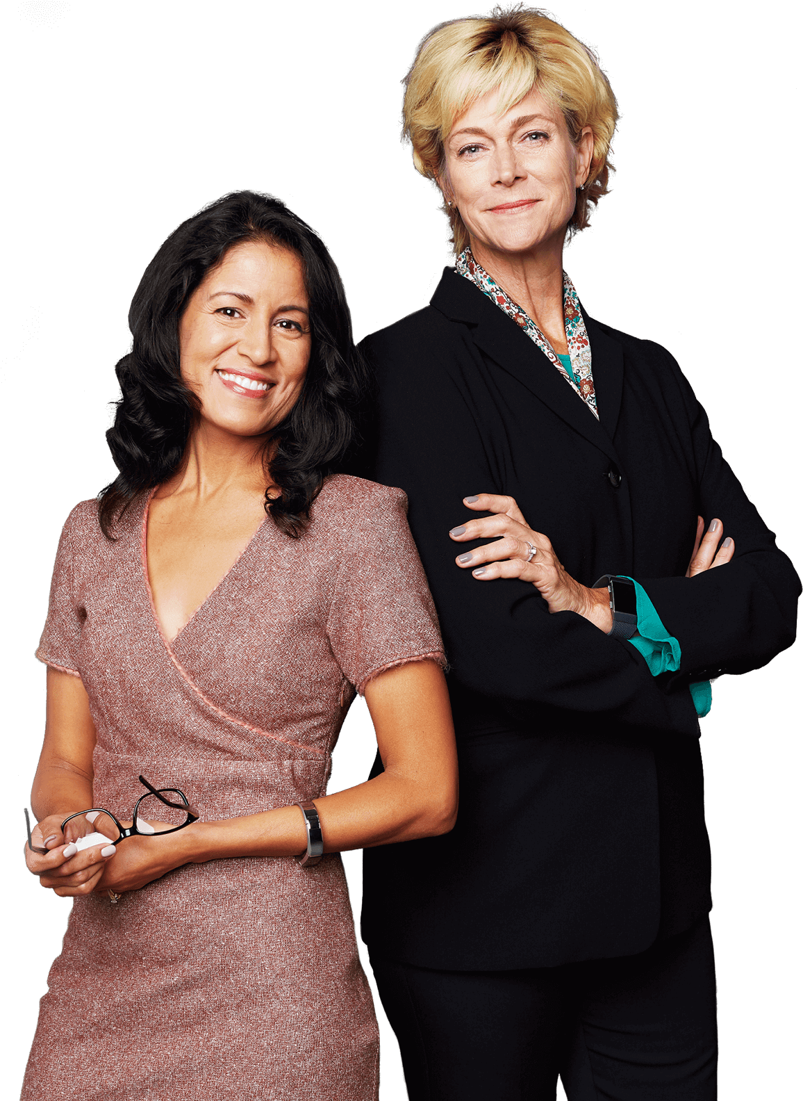 Fitbit's 24/7 Health And Wellness Solutions Can Help - Lady (1166x1624), Png Download