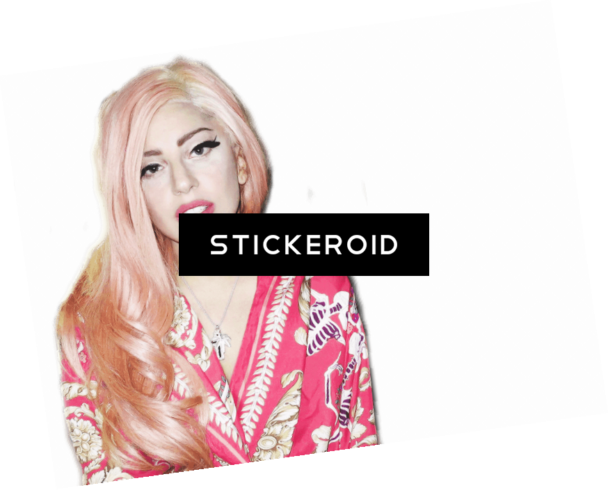 Black Lady Gaga - Portable Network Graphics (874x705), Png Download