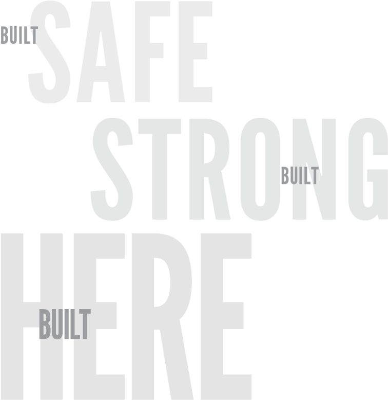 Built Safe - Built Strong - Built Right - God's (960x1050), Png Download