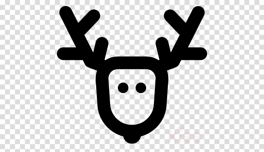 Icon Rendier Clipart Rudolph Reindeer Santa Claus - Clipart Ice Hockey Stick (900x520), Png Download