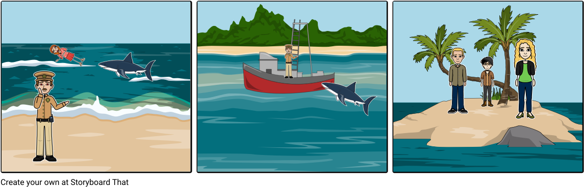 Jaws - The Cay (1164x385), Png Download