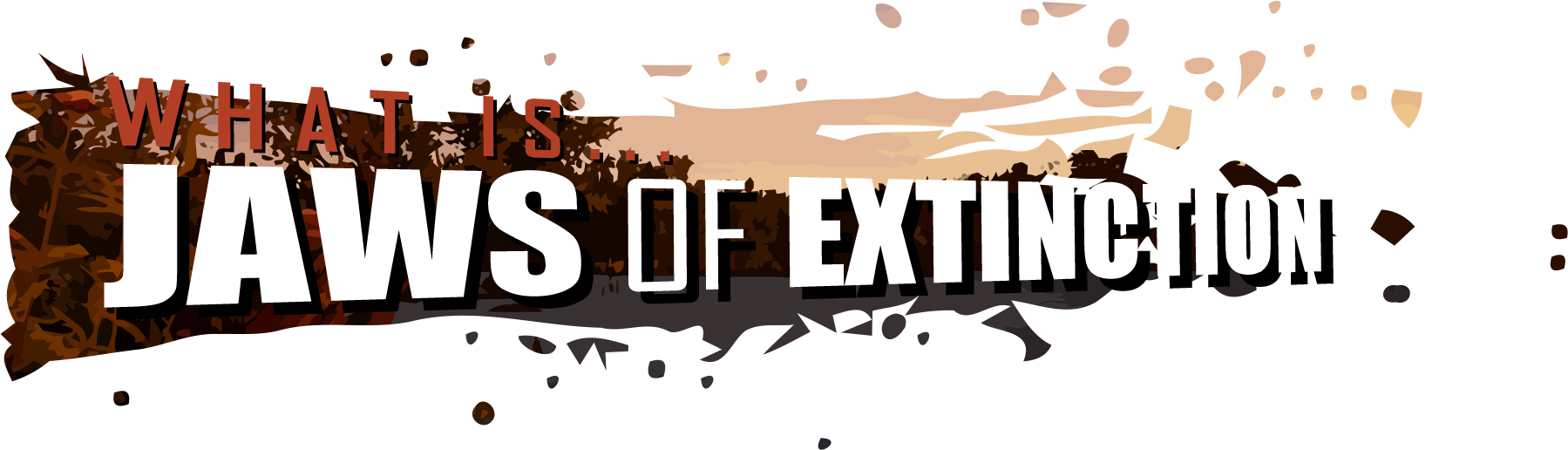 We're Excited To Finally Present Jaws Of Extinction - Jaws Of Extinction Logo (1799x516), Png Download
