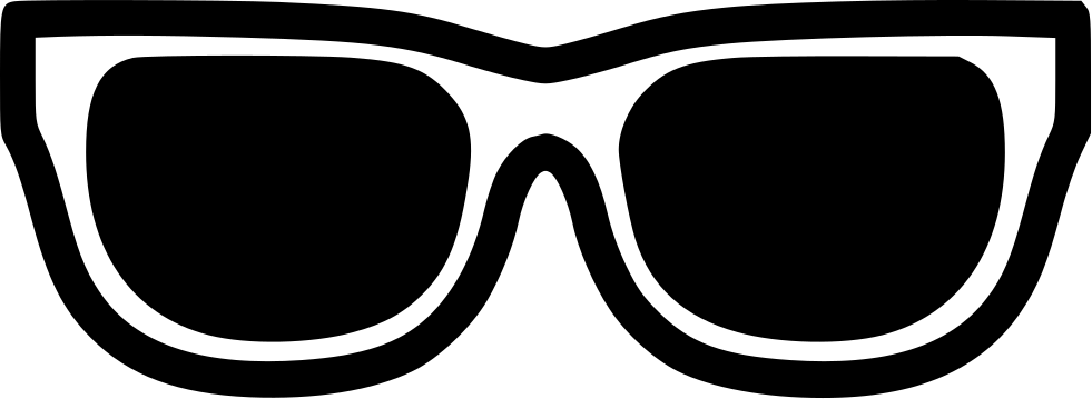 Sunglass Svg Png Icon Free Download - Sunglasses Icon Png Free (981x359), Png Download