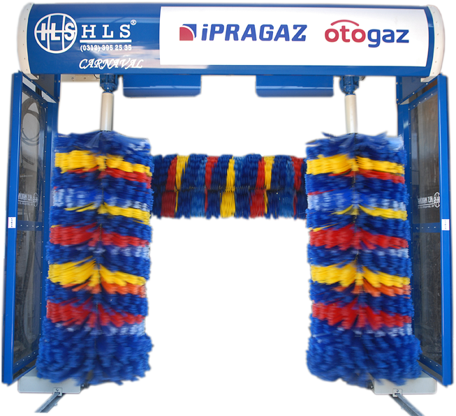 Carnaval300wd Drying Automatic Car Wash Machine - Car Wash (653x596), Png Download