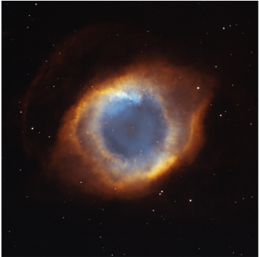 Iridescent Glory Of Nearby Helix Nebula - 2014 Notes Of Mark Orava: The First Annual (640x360), Png Download