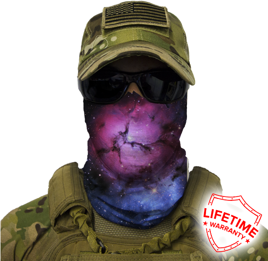 Nebula - Rainbow Cat Face Shield (548x548), Png Download