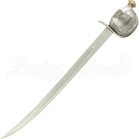 Nickel Pirate Cutlass - Sabre (550x550), Png Download