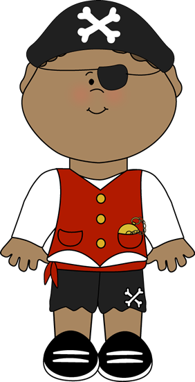 Pirate Kid - Pirate Girl Clipart (282x550), Png Download