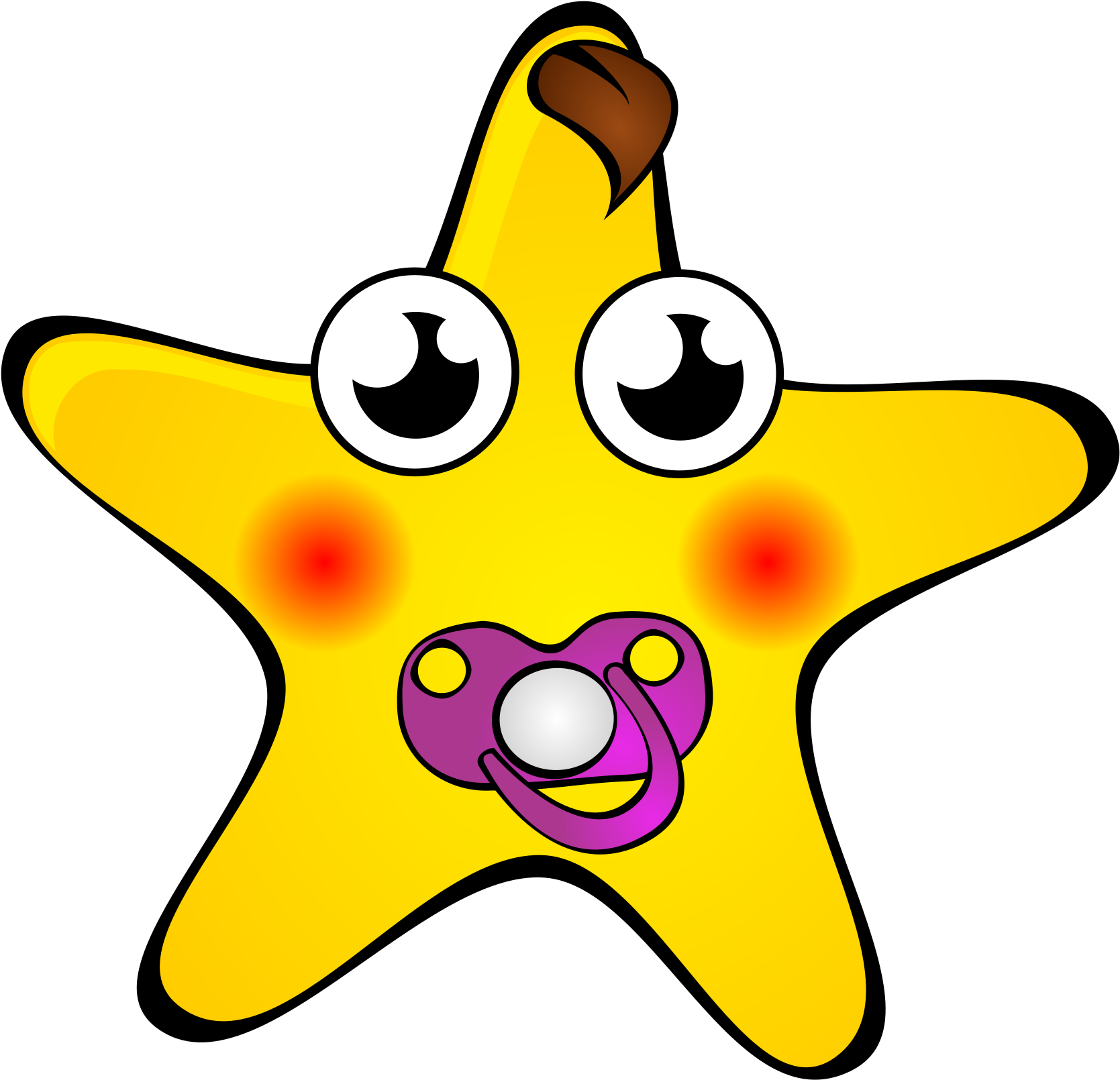 Star Image Royalty Free Stock - Design Screen Printing For Baby (2400x2400), Png Download