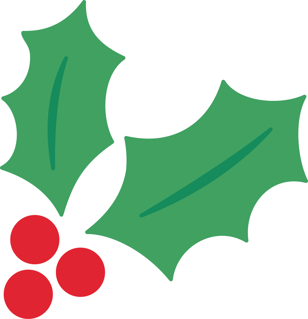 Image - Echo Park Dies-holiday Holly (1239x1280), Png Download