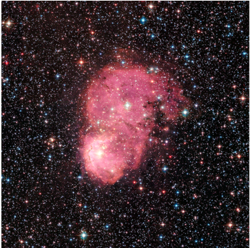 Ngc 248 In The Small Magellanic Cloud - Tide-mark 2018 Space, The Galaxy And Beyond Wall Calendar (640x360), Png Download