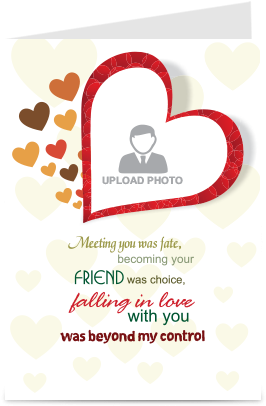 Love Story Valentine Day Greeting Card - Illustration (284x426), Png Download