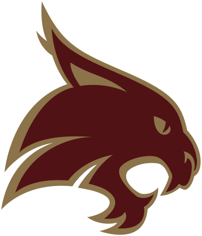 Texas State Bobcats Colors - Texas State Bobcat Logo (400x467), Png Download