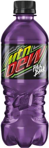 Mountain Dew Pitch Black/24-20oz Bottles - Mtn Dew Tropical Smash (500x500), Png Download