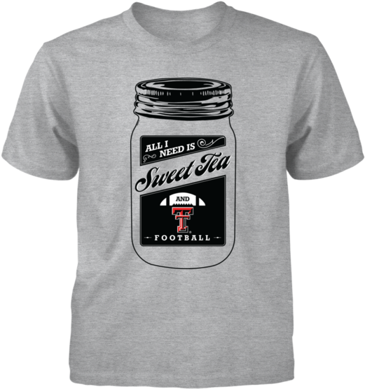 All I Need Is Sweet Tea And Texas Tech Red Raiders - Kirk Cousins Shirt (600x600), Png Download