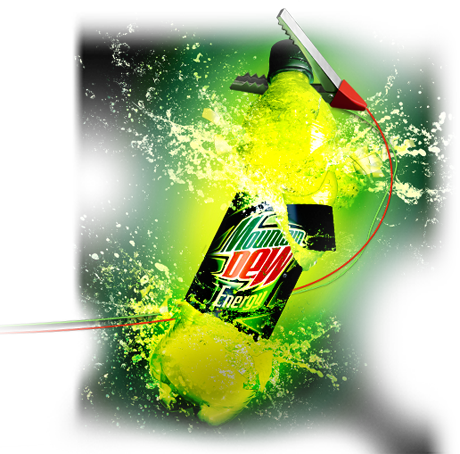 Mountain Dew Is Healthy And Popular - Graphic Design (460x454), Png Download