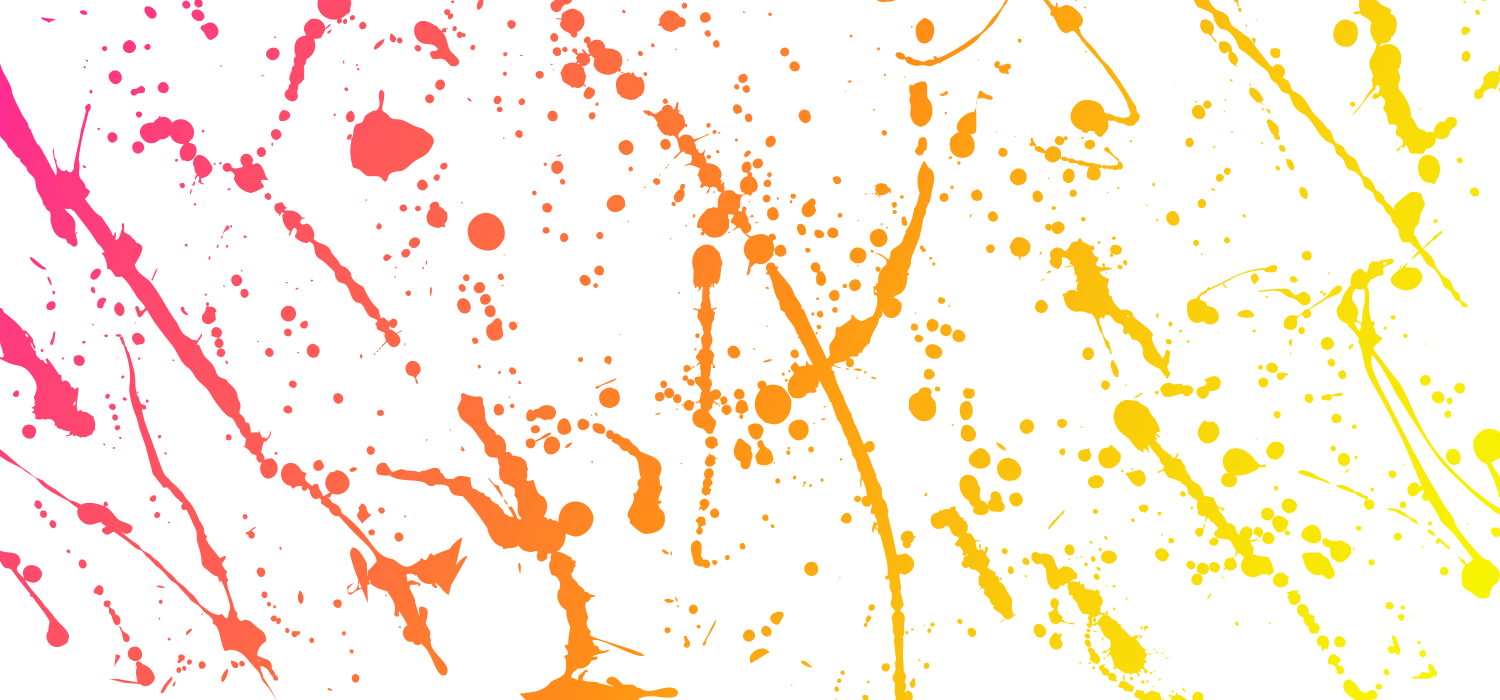 Neon Paint Splatter Png - Rustic Love At First Bite Vampire Halloween Thank You (1500x700), Png Download