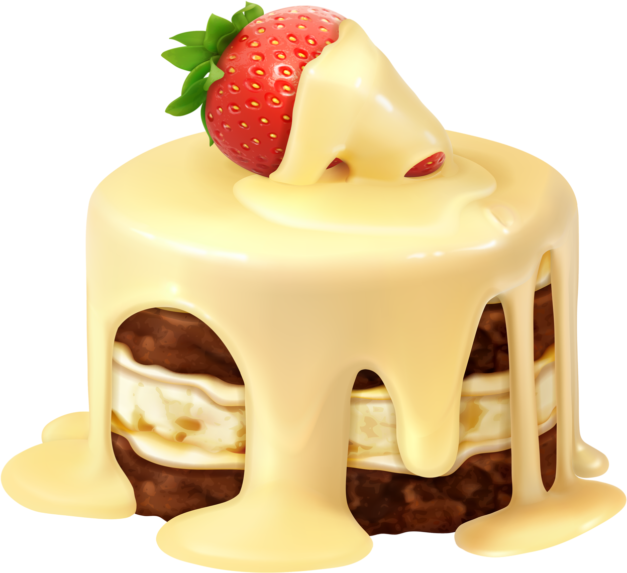 Desert Clipart Sponge Cake - Сладости Клипарт (1280x1169), Png Download