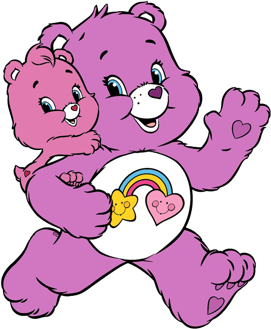 Care Bears And Cousins Clip Art - Best Friend Bear Png (543x657), Png Download