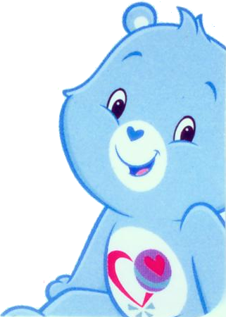 Blue Bear Png - Care Bears Play A Lot (321x450), Png Download