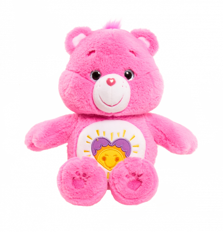 Care Bears Medium Plush Assortment - Care Bears 13" Medium Plush - Shine Bright, Pink (452x470), Png Download