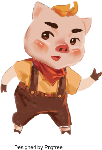 Beautiful Cartoon Cute Hand-painted Water Color Animal - Portable Network Graphics (360x360), Png Download