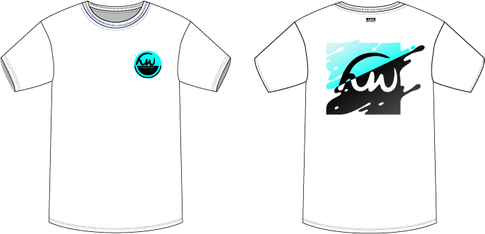 Hogan Waves Paint Splatter Men's T-shirt - Active Shirt (792x612), Png Download