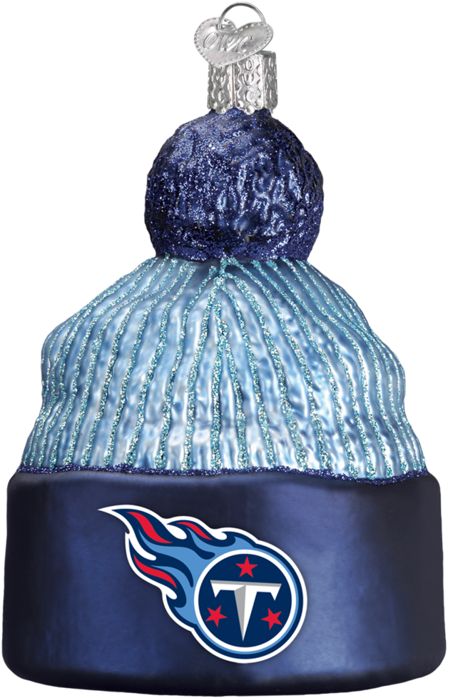 Tennessee Titans Beanie Ornament - Tenn Titans Beanie (387x387), Png Download