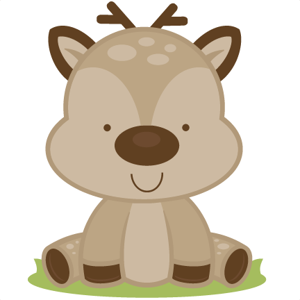Dear Clipart Baby Deer - Woodland Baby Clip Art (432x432), Png Download