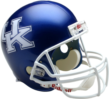 Kentucky Wildcats Ncaa Replica Full Size Helmet - Denver Broncos Helmets (475x429), Png Download
