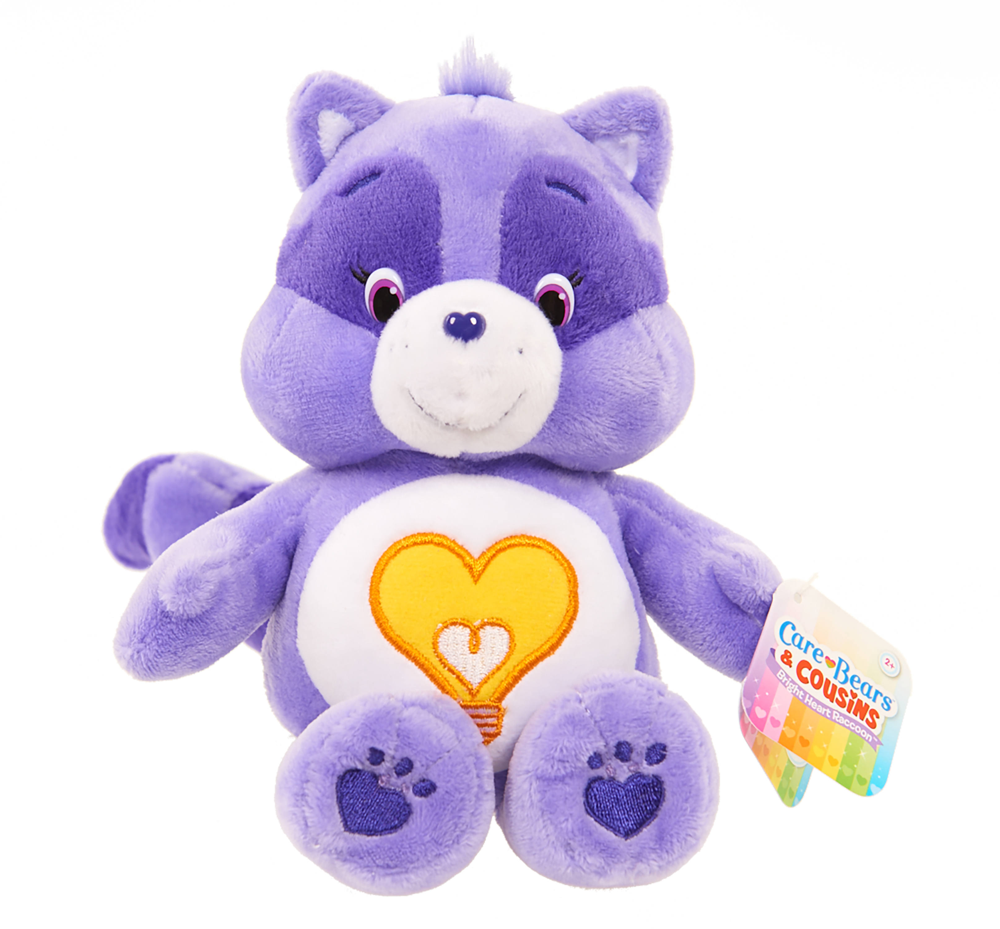Bright Heart Racoon Plush (3230x3000), Png Download