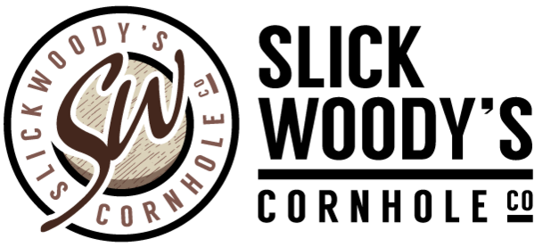 Slick Woody's - Slick Woody's Cornhole (600x300), Png Download