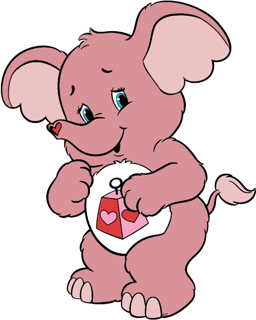Pink Clipart Care Bear - Care Bears Clipart (522x654), Png Download