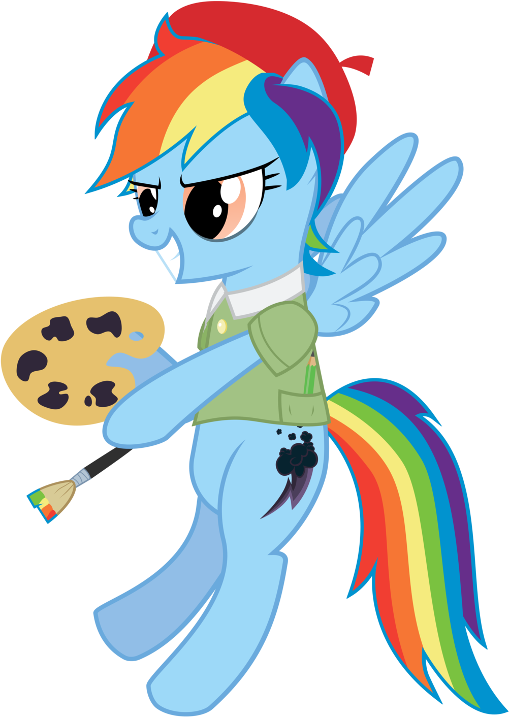 Adeleine, Alternate Cutie Mark, Artist - Cartoon (1024x1497), Png Download