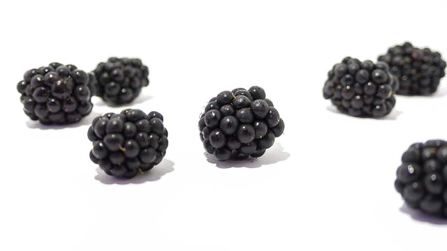 Blackberry Fruit Download Transparent Png Image - Blackberry Fruit (640x360), Png Download