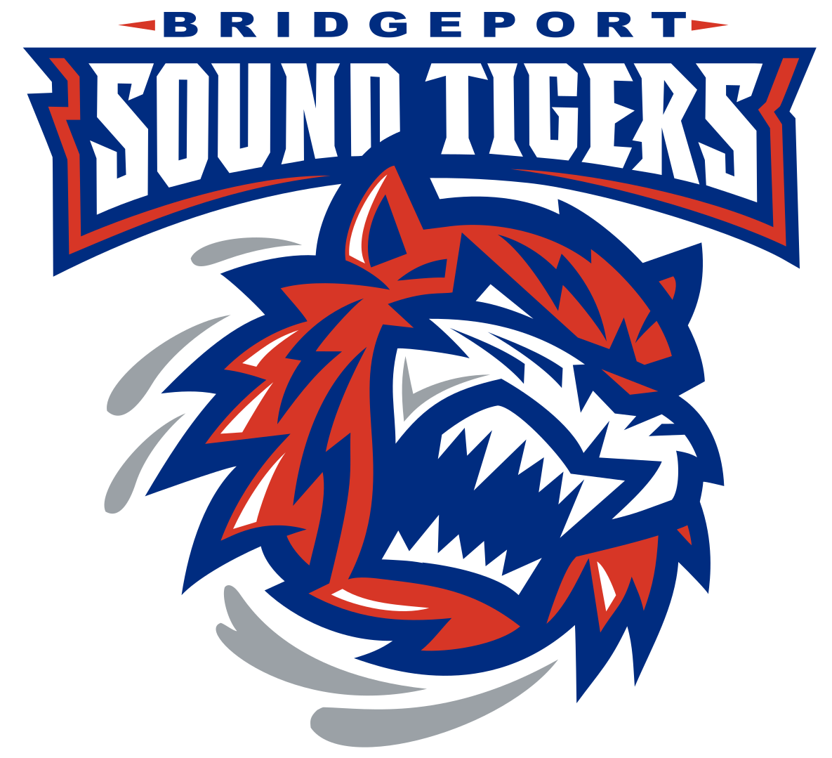 Bridgeport Sound Tigers Logo - Bridgeport Sound Tigers (1125x1024), Png Download