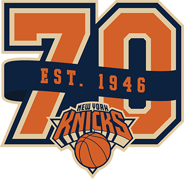 New York Knicks Logo - New York Knicks 70th Anniversary (360x350), Png Download
