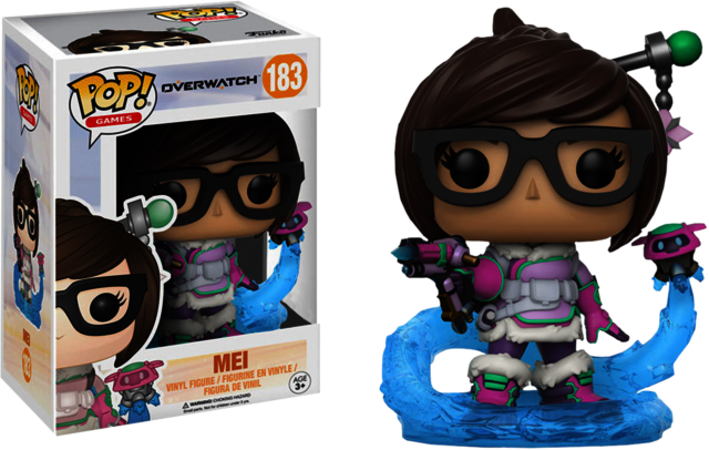 Overwatch Mei Mid Blizzard Pop Vinyl Figure Games - Mei Mid Blizzard Funko Pop (640x406), Png Download