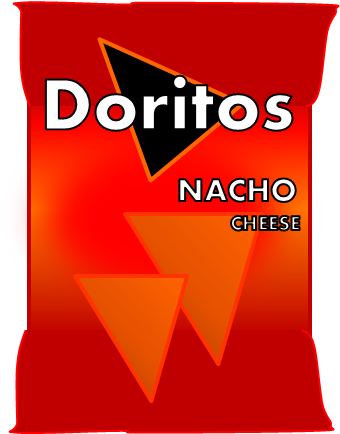 Doritos - Graphic Design (346x435), Png Download