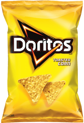 Doritos Toasted Corn - Doritos Toasted Corn Tortilla Chips 10.5 Oz. Bag (400x400), Png Download