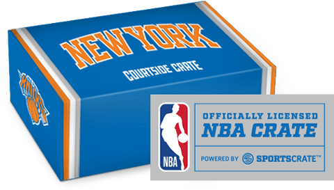 New York Knicks™ Courtside Crate - Miami Heat (on The Hardwood: Nba Team Books (paperback)) (500x280), Png Download