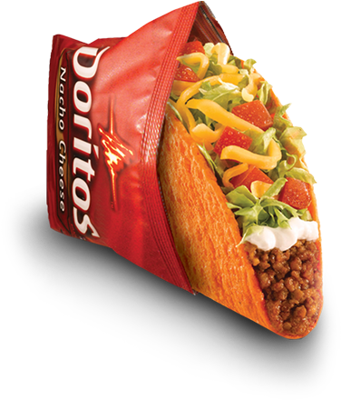 Keep Your Browsers Tuned To Fidel Gastro Today For - Taco Bell Doritos Locos (392x469), Png Download